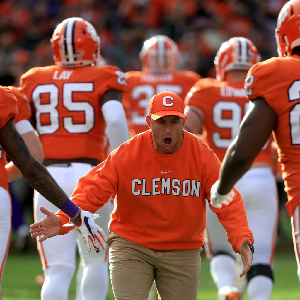 Dabo Swinney with Clemson Football